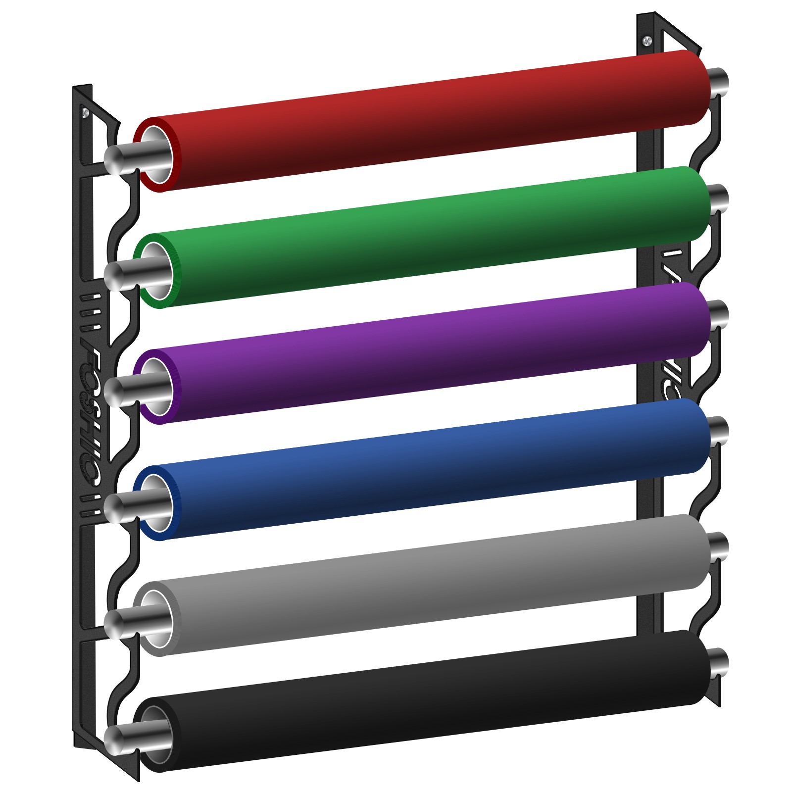 Vinyl Roll Wall Mount Storage Rack