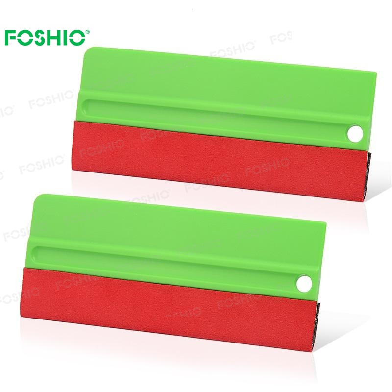 A58D Green soft squeegee with micro slim soft felt