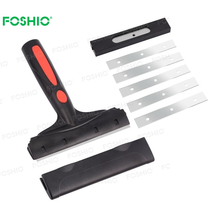 Foshio OEM ODM Oven Window Glass Car Sticker Remover Razor Scraper