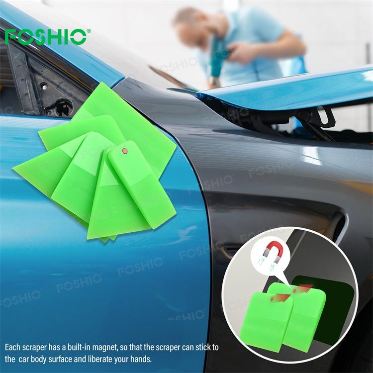 FOSHIO Windshield Cleaner Window Glass Water Wiper Vinyl Wrap Squeegee