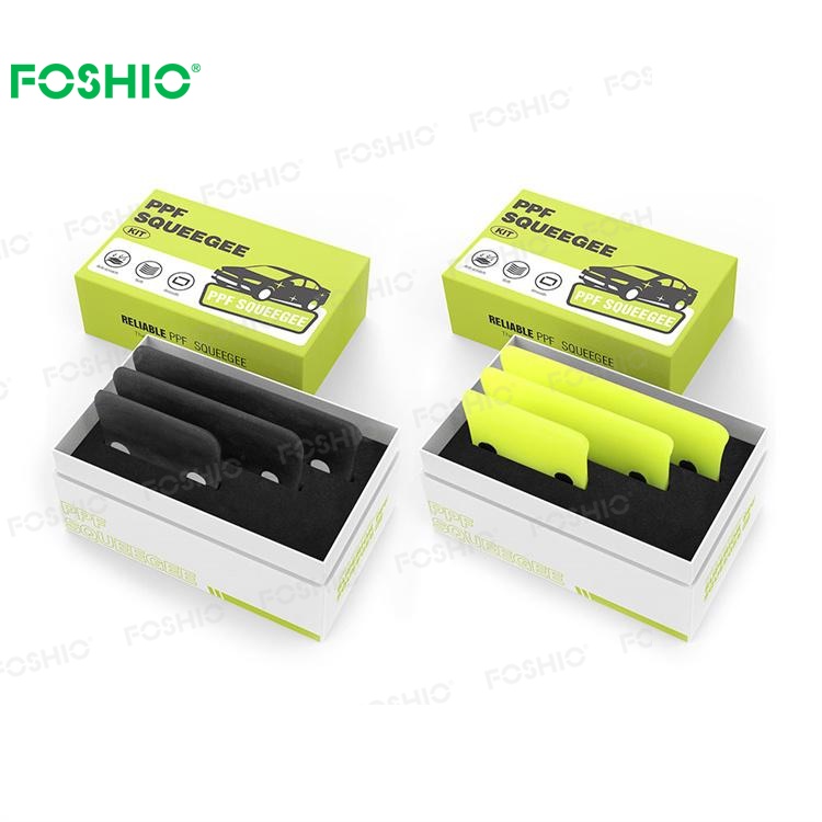  FOSHIO Small Squeegee with 5 Inch Green Rubber Blade