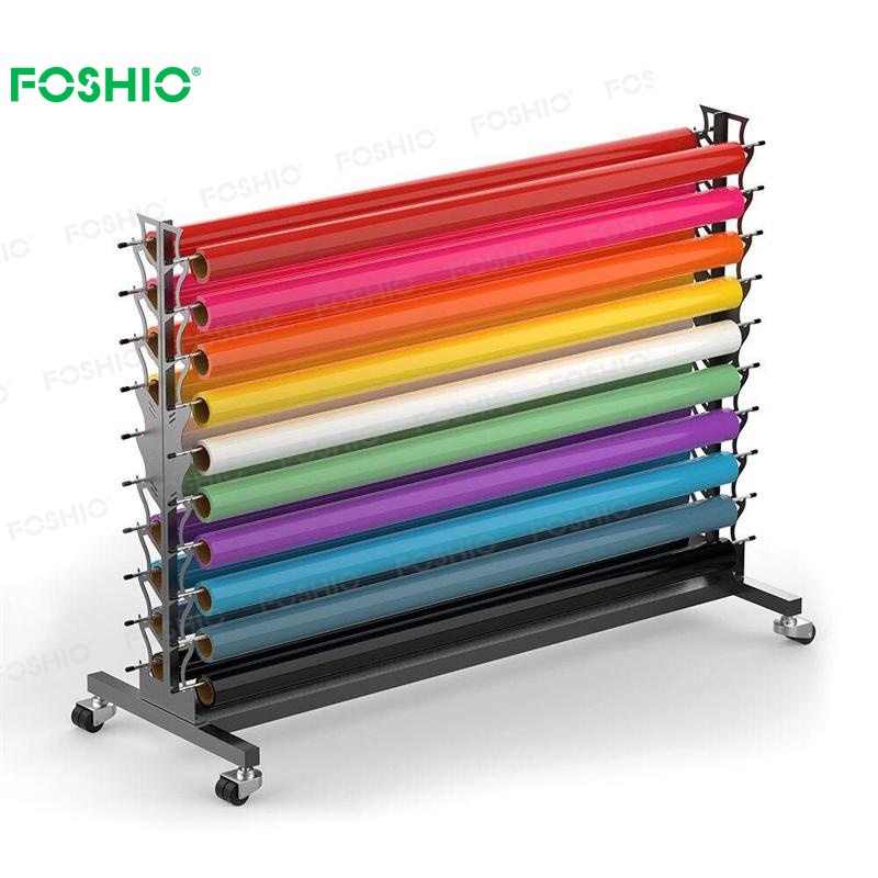 vinyl wrap rack