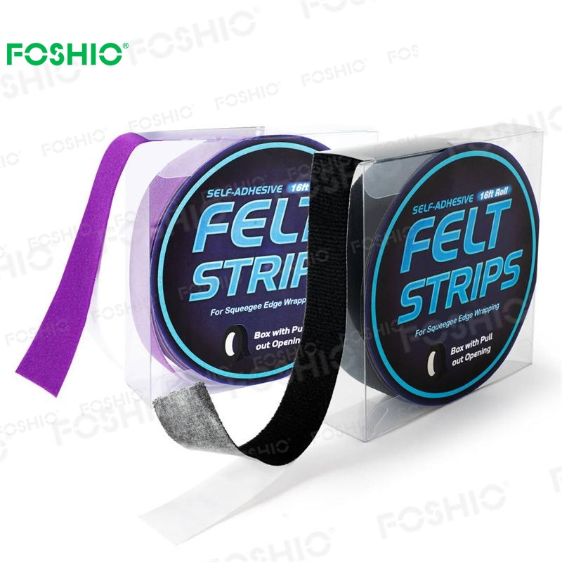 self adhesive felt strip for vinyl wrap squeegee
