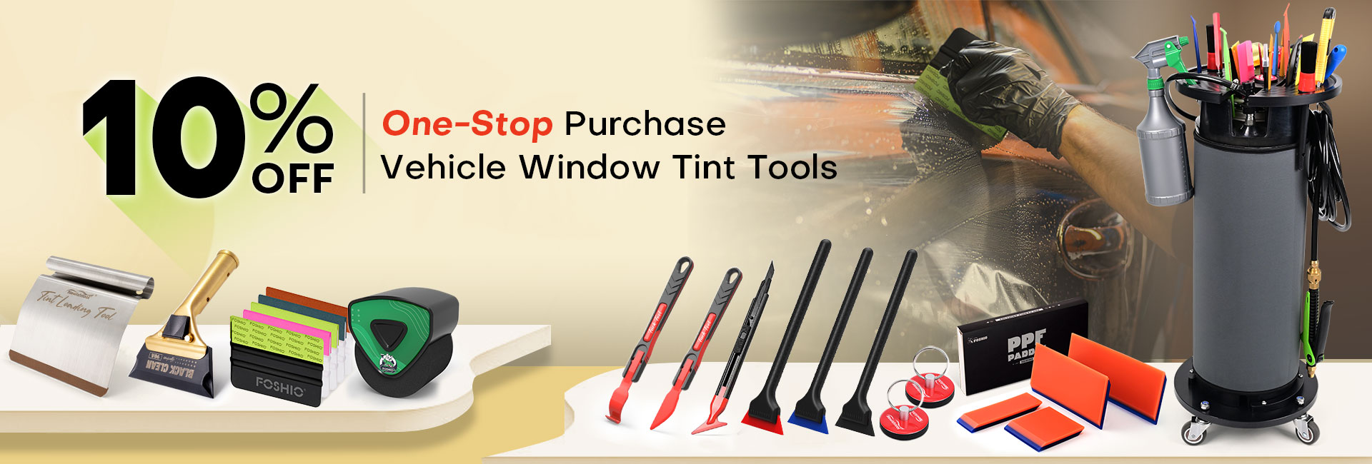 car window tint supplies