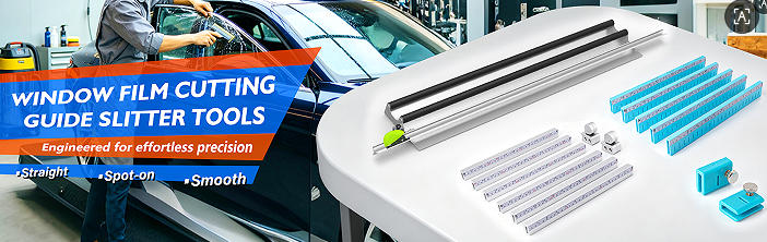 FOSHIO Window Film Box Cutting Slitter Tool: Straight Cuts Every Time